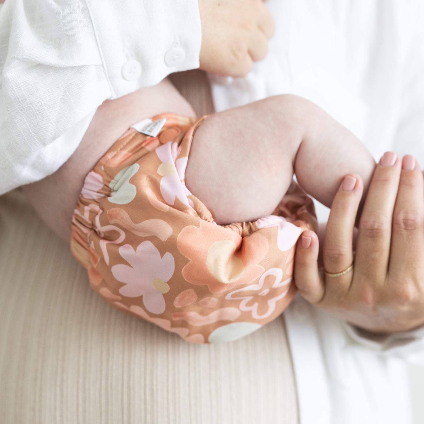 Bare and Boho Soft Cover Newborn Nappy (Version 2)