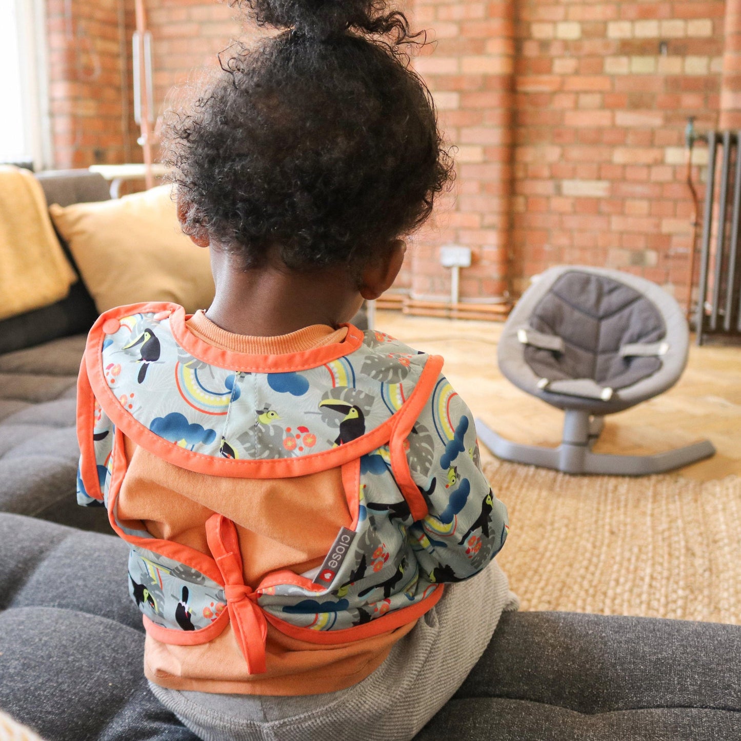 Close Pop-In Coverall Bib