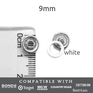 Bellelis Snap Extend Bodysuit Extender Bundle 9mm 10mm
