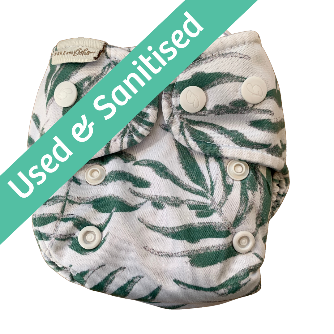 Bare and Boho Flexi Cover Newborn Nappy (Version 1)