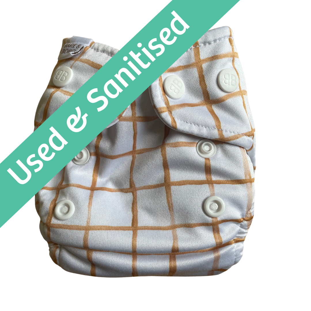 Bare and Boho Soft Cover Newborn Nappy (Version 2)