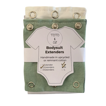 Load image into Gallery viewer, Toto &amp; Oz Upcycled Bodysuit Extenders (9mm + 10mm Button)
