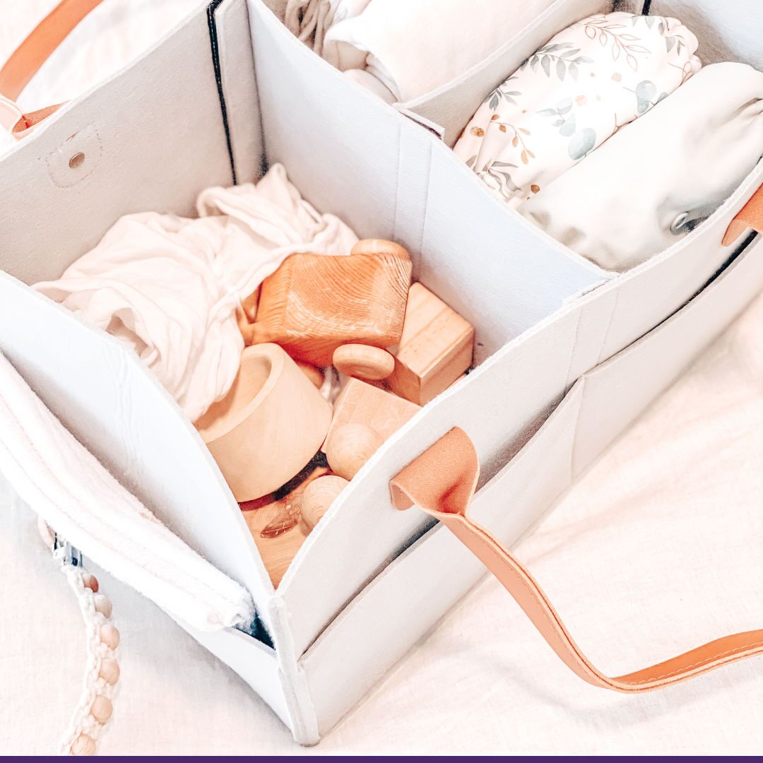 Felt nappy caddy deals