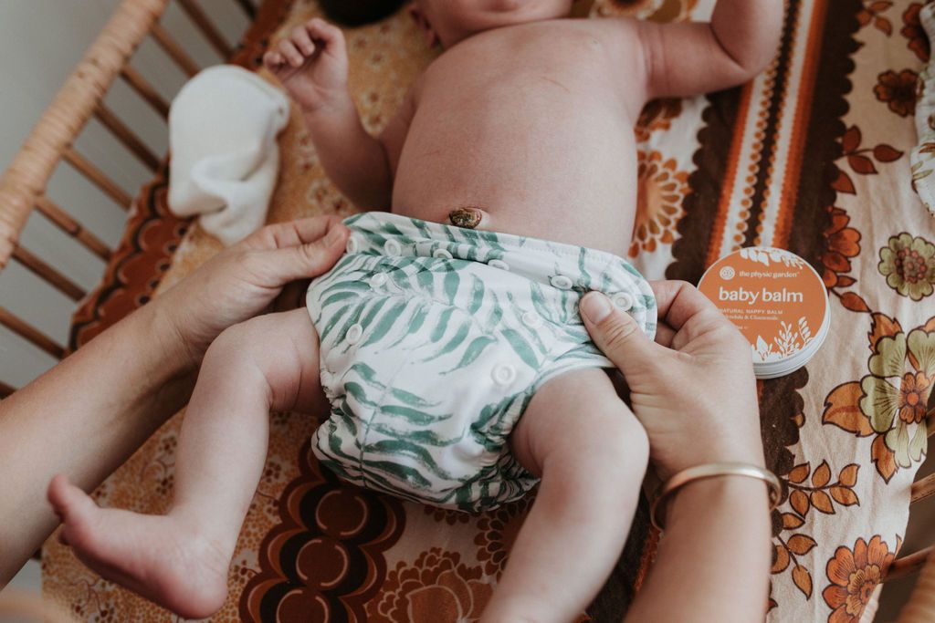 Bare and Boho Flexi Cover Newborn Nappy (Version 1)