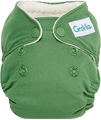 GroVia Newborn AIO Basil