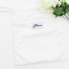 Load image into Gallery viewer, Baby BeeHinds Double Pocket Wetbag Print White