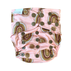 Bare and Boho Recycled Soft Cover All-in-Two Nappy
