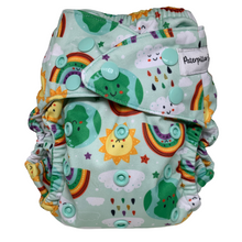 Load image into Gallery viewer, Paterpillar Baby Handmade Double Gusset Pocket Nappy