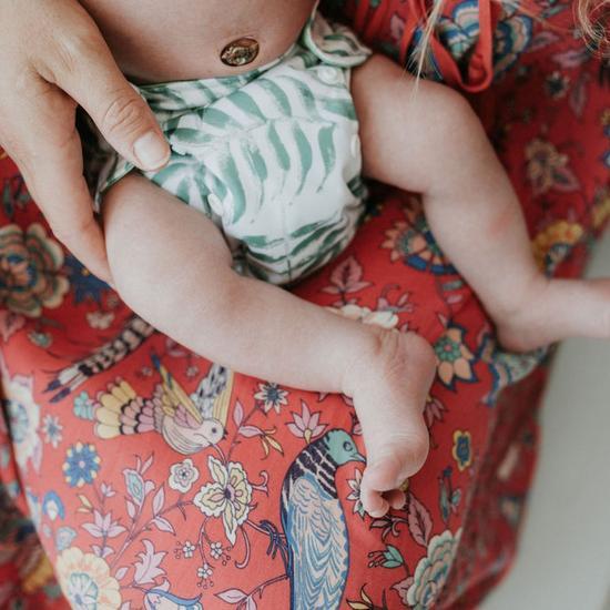 Bare and Boho Flexi Cover Newborn Nappy (Version 1)